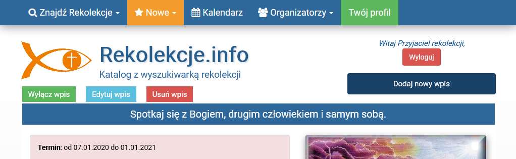 formularz rekolekcje 7